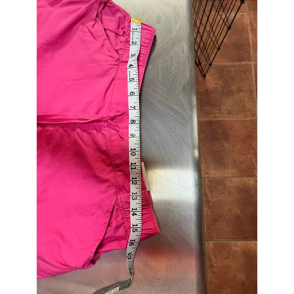 Lane Bryant NWT Women’s Shorts 10/12 Hot Pink Elastic Waist Drawstring Pockets - Picture 7 of 9